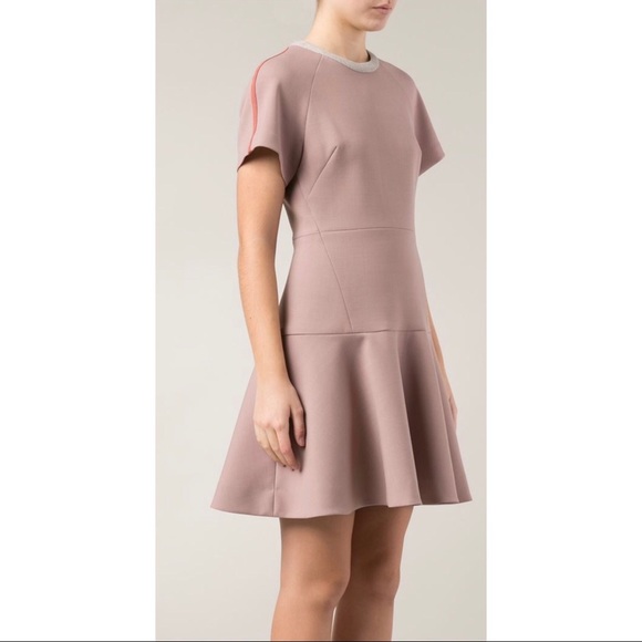 rag & bone Dresses & Skirts - Rag & Bone WATSON FLARE DRESS WOOL LEATHER TRIM